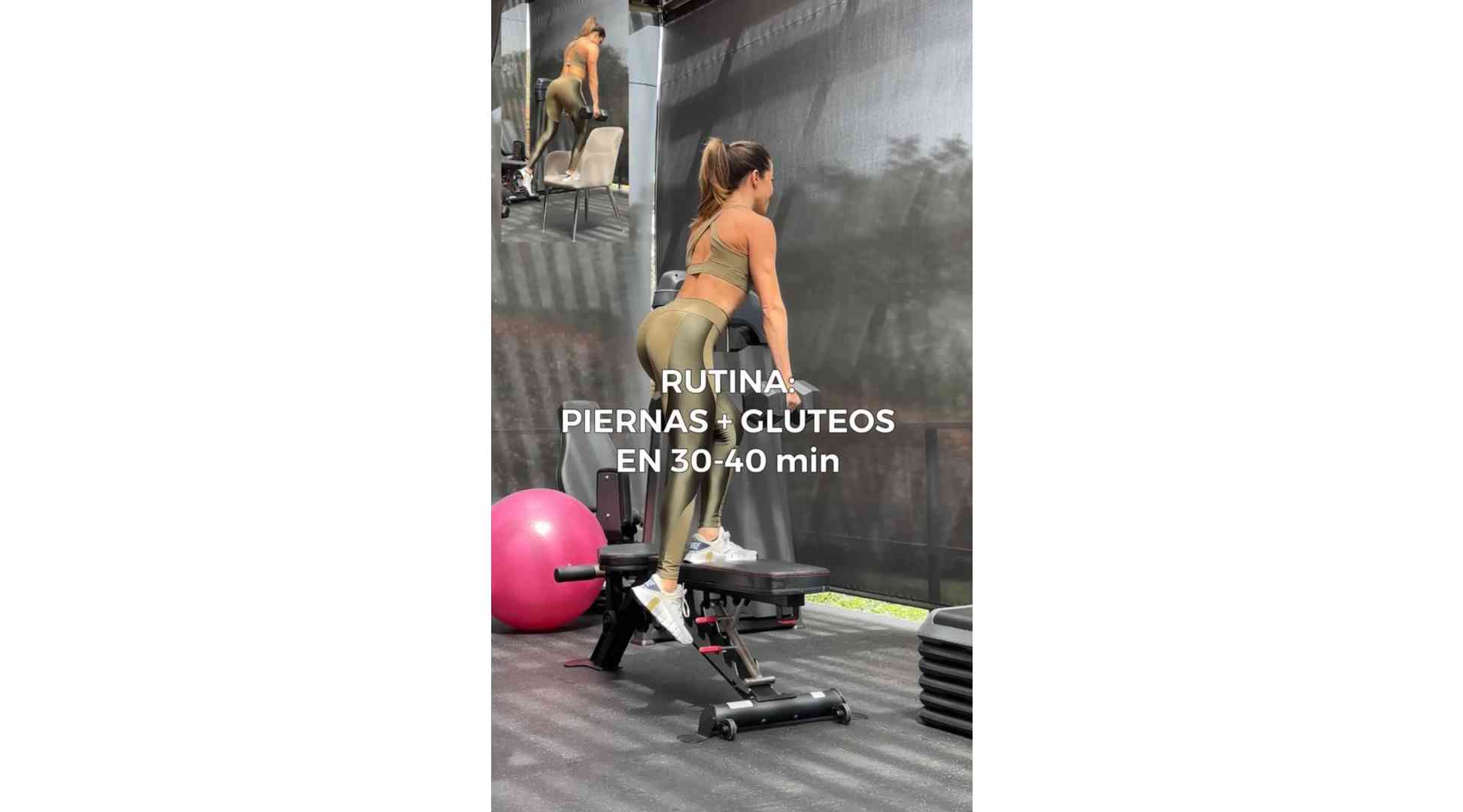 Rutina de piernas y glúteos