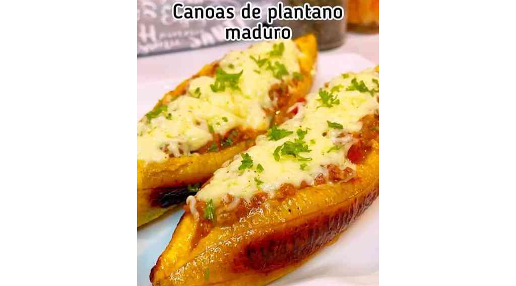 Ripe banana canoes