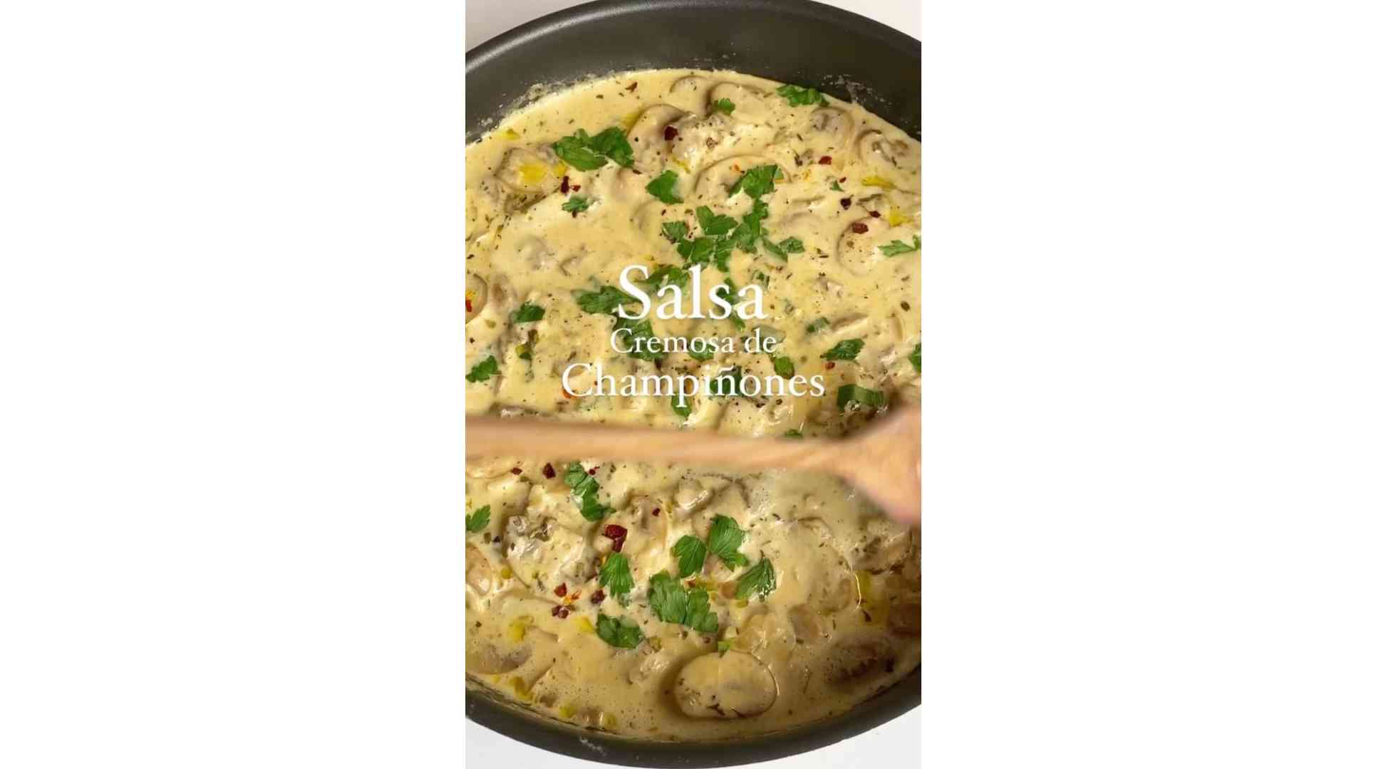Creamy Mushroom Sauce.