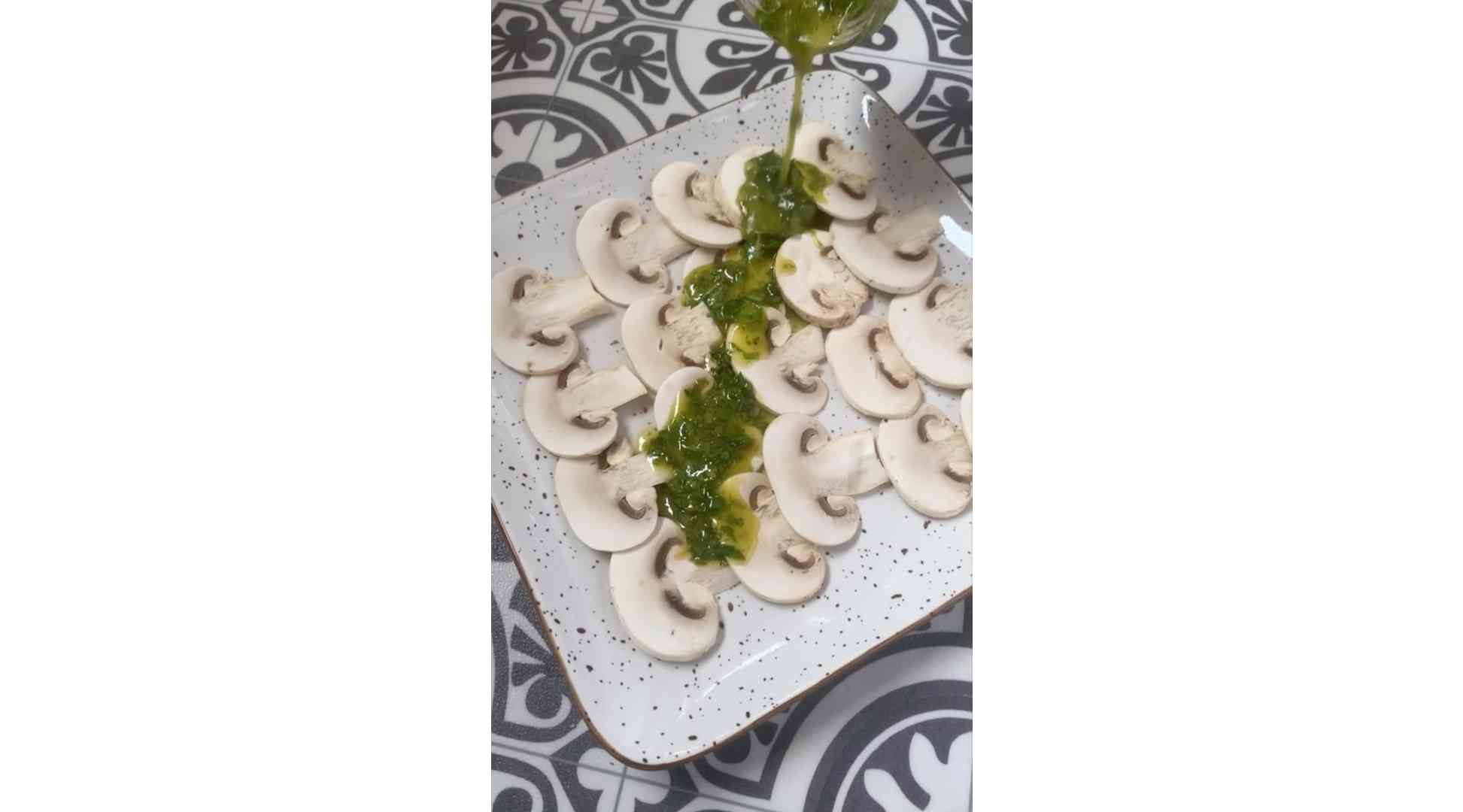 Mushroom Carpaccio.