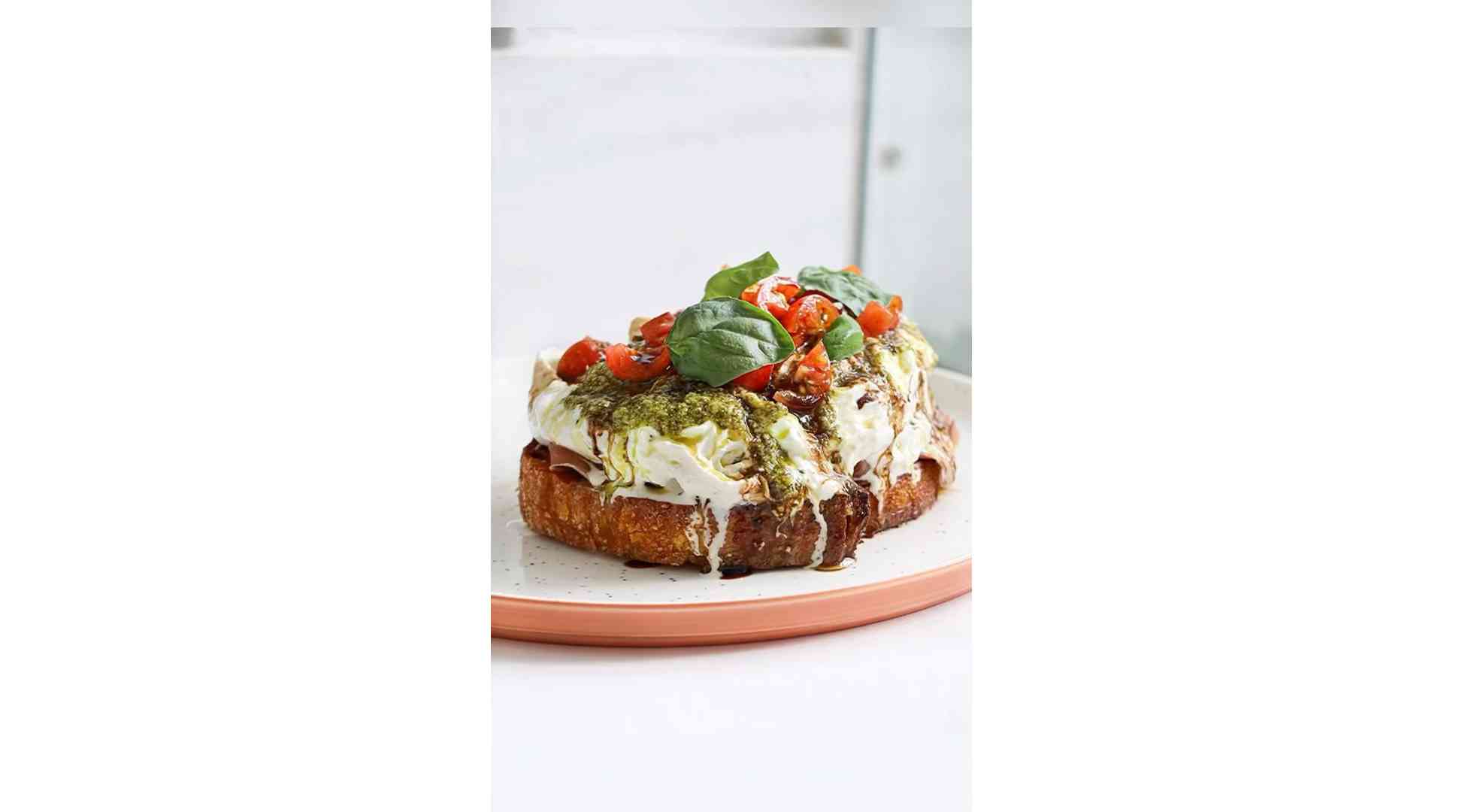 Burrata Caprese Toast.