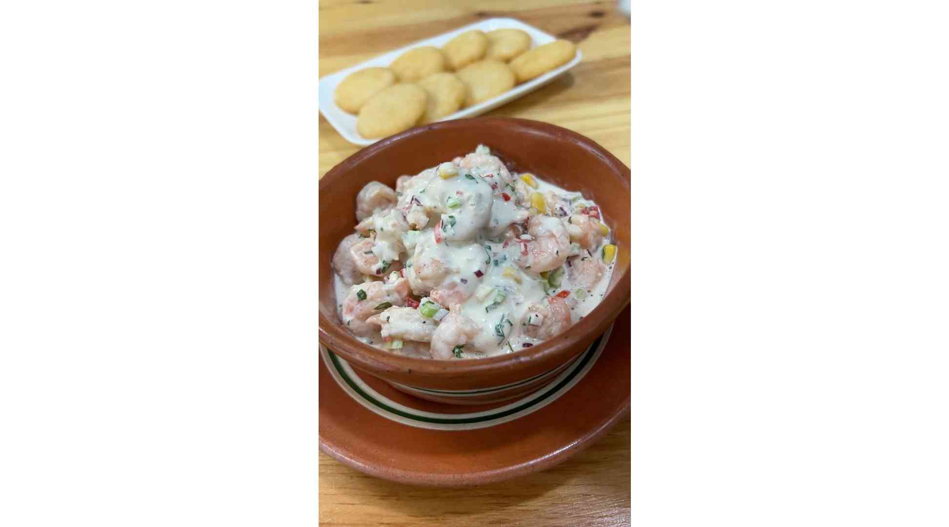 Creamy shrimp cocktail trust me