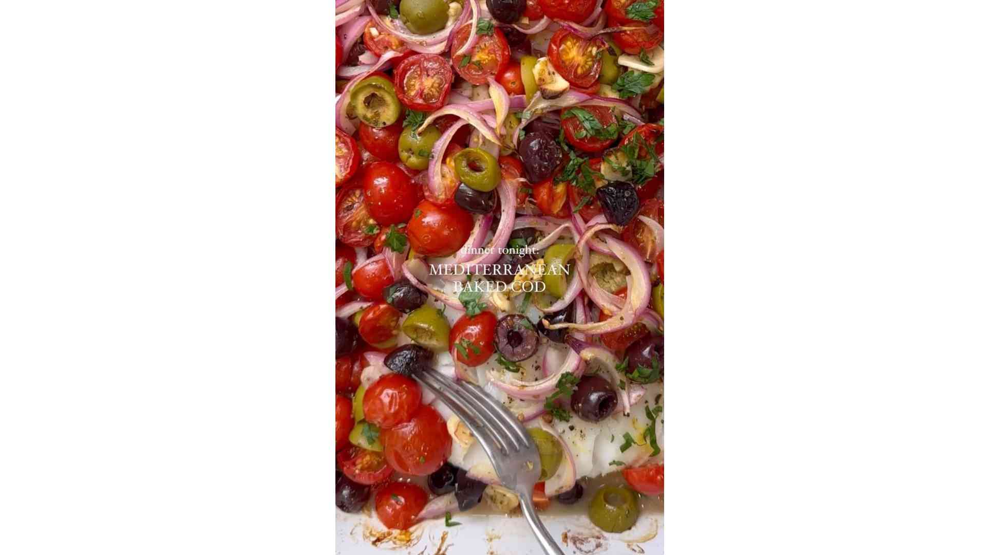 Mediterranean Baked Cod