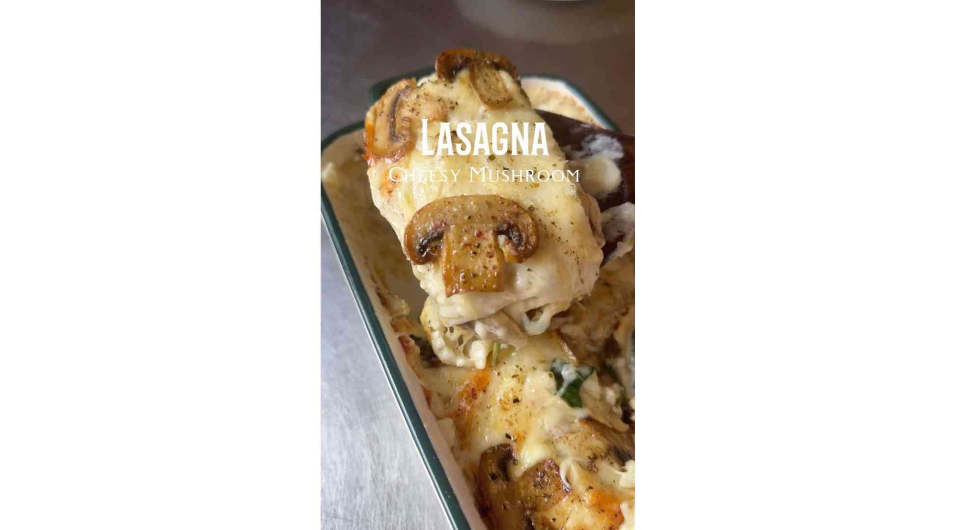 Mushroom lasagna