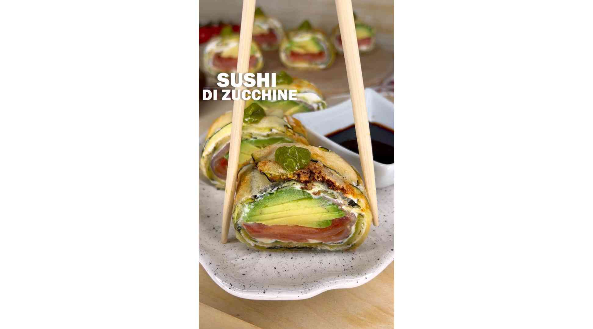  SUSHI DI ZUCCHINE LOW CARB