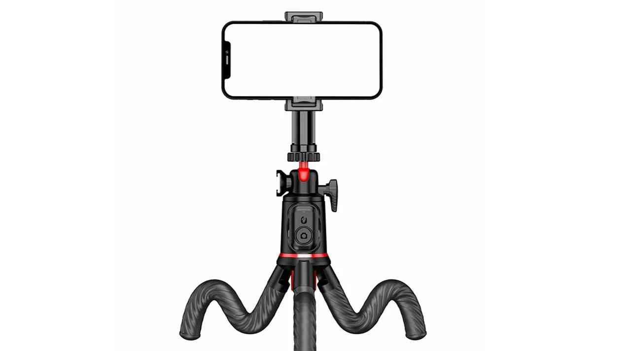 C03 2-in-1 Flexible Octopus Tripod Bracket Bluetooth Selfie Stick with Detachable Phone Holder