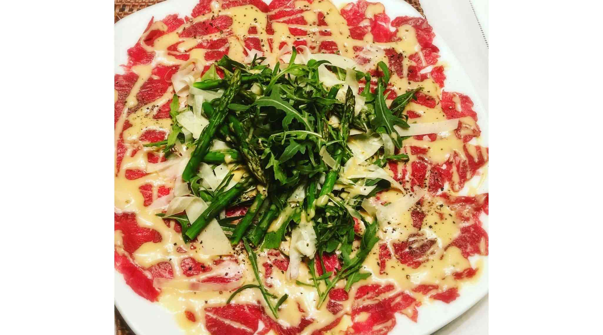 CARPACCIO OF TENDERLOIN WITH HARRY'S SAUCE