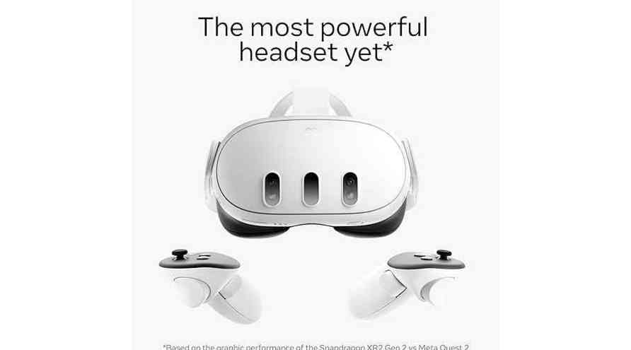 Meta Quest 3 128GB— Breakthrough Mixed Reality — Powerful Performance — Asgard’s Wrath 2 Bundle