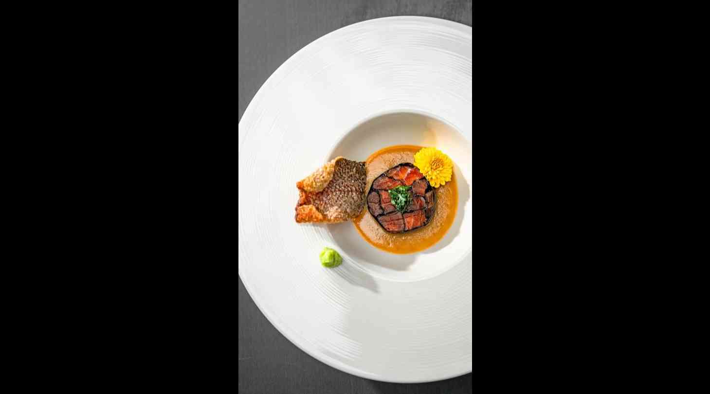 Salmon Mosaic with Miso 