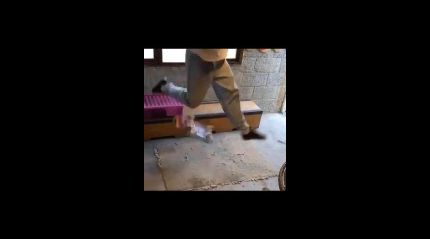 How many times does his board flip and spin? 