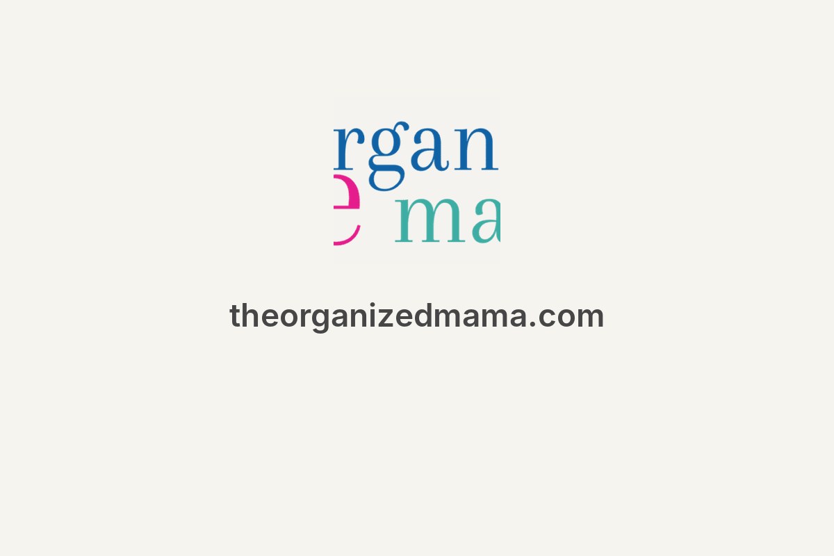 The Organized Mama