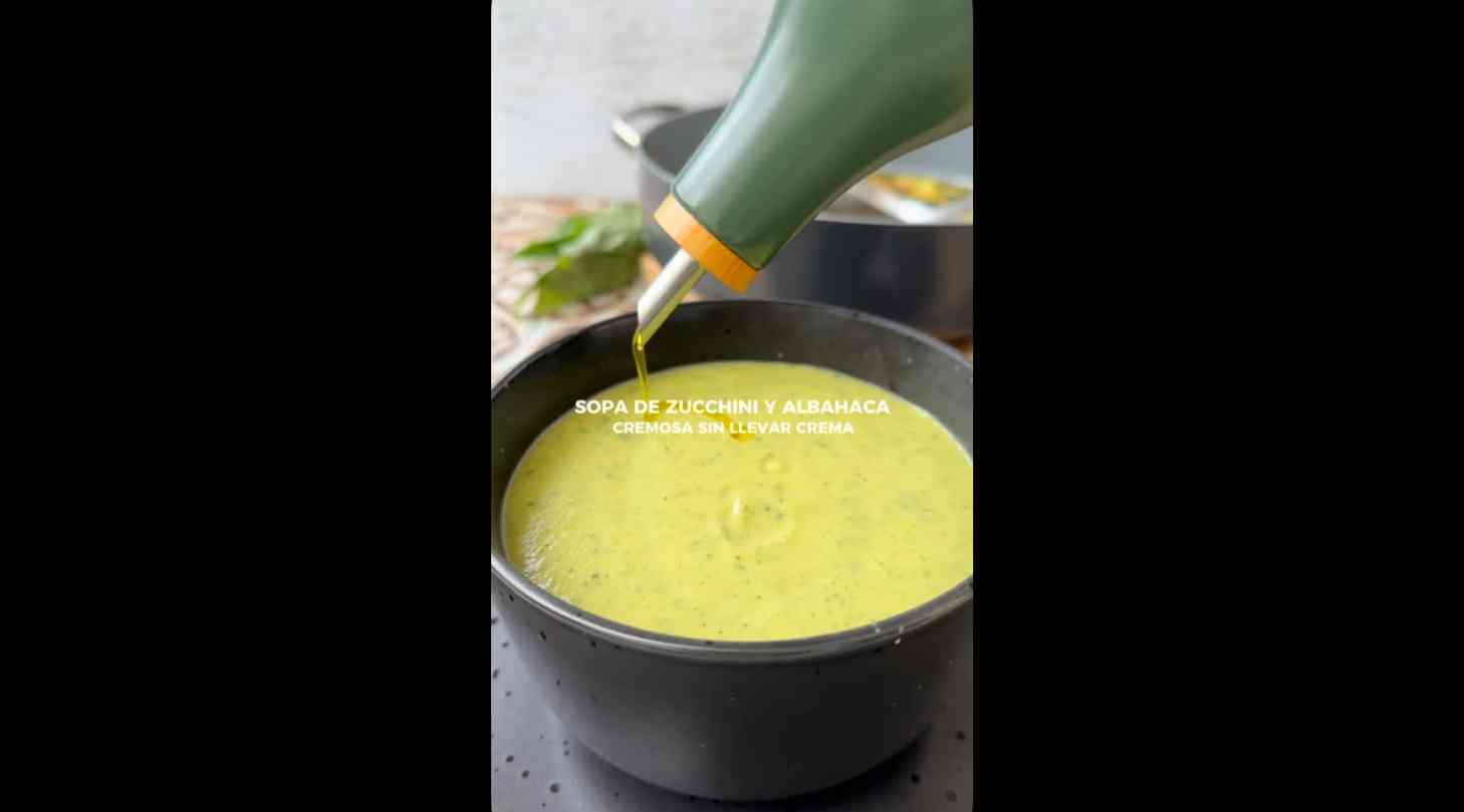 Sopa de zucchini 