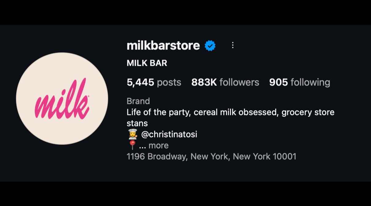 MILK BAR (@ milkbarstore ) • Instagram photos and videos