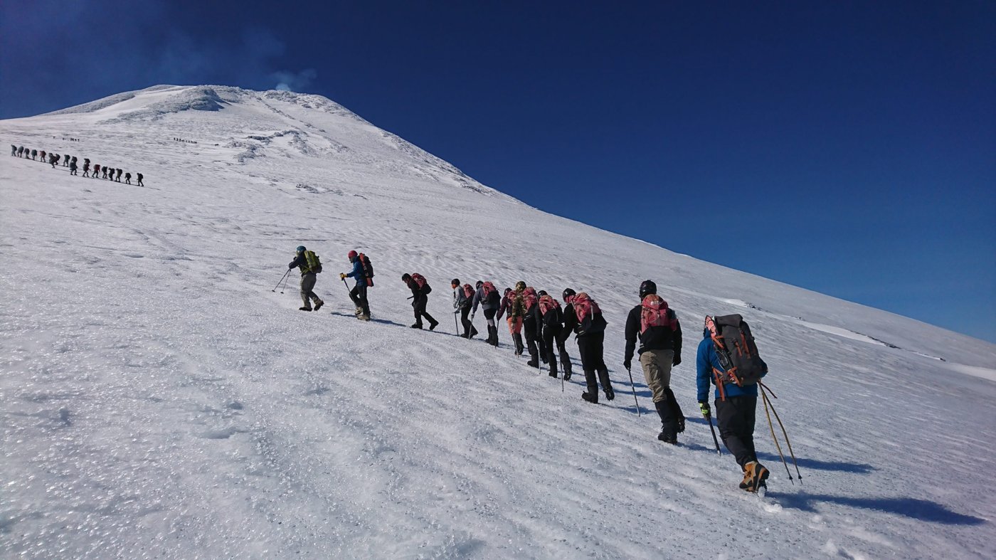 Villarrica volcano ascent. - Ermitano Expediciones