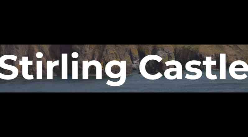 Great Castles - Stirling Castle