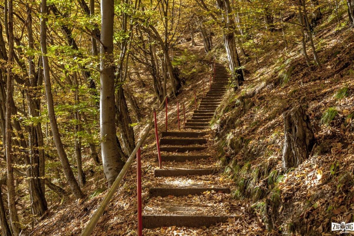 Poenari Castle - Vlad the Impaler -Dracula - Fortress in the Carpathian mountains, Romania.