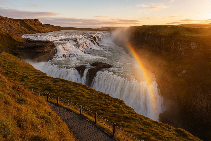 Gullfoss Waterfall Tours, Parking, Fees