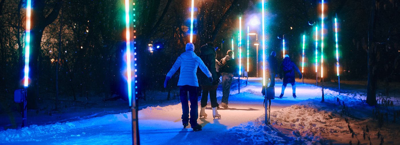 Skaters' trail