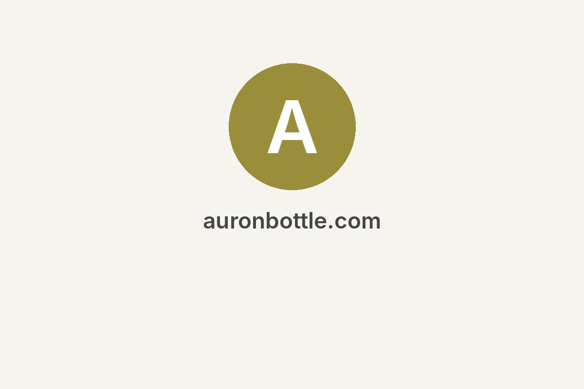 Auron Self-Cleaning UV-C Smart Bottle (17 oz / 500 ml)