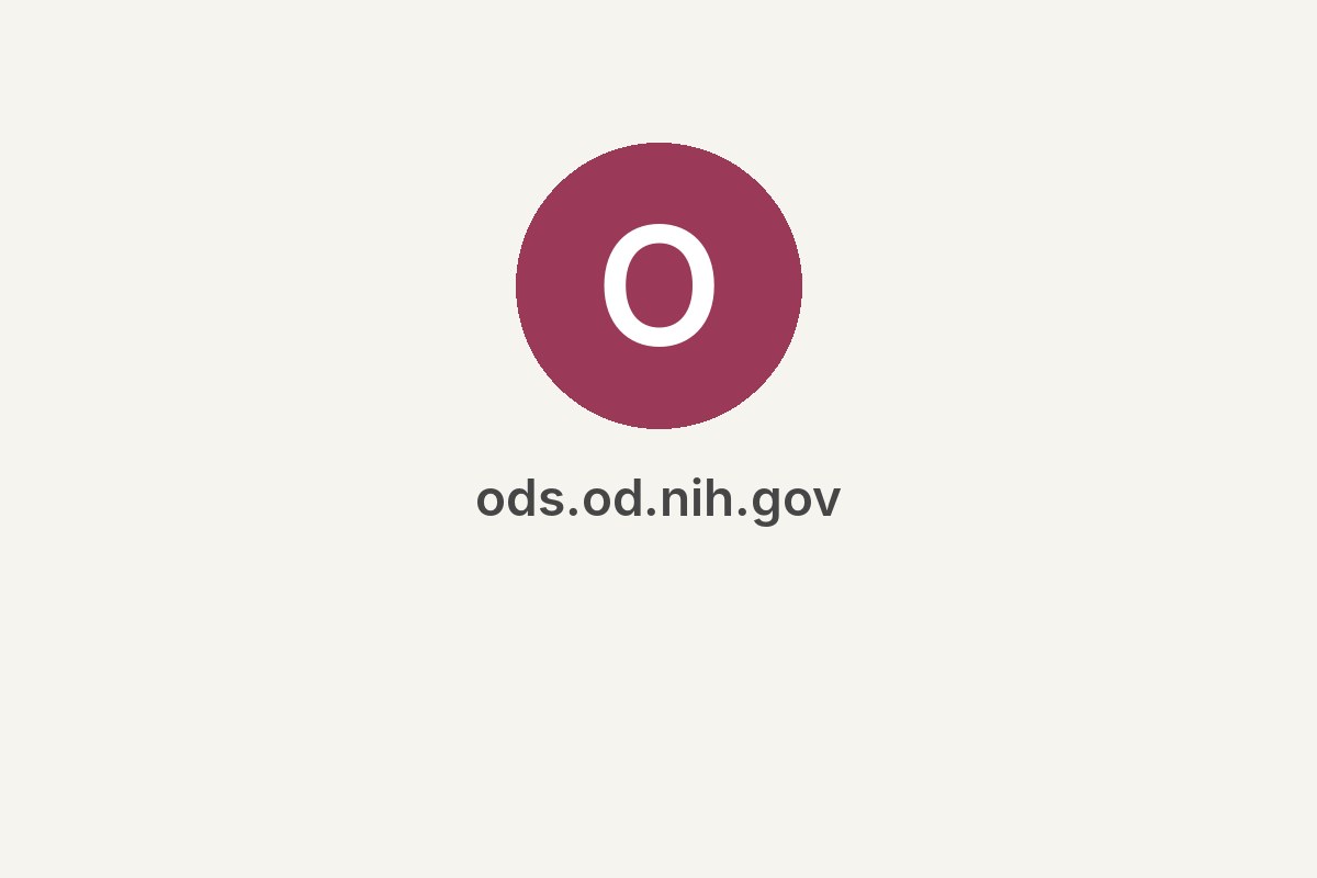 Office of Dietary Supplements - Vitamin D