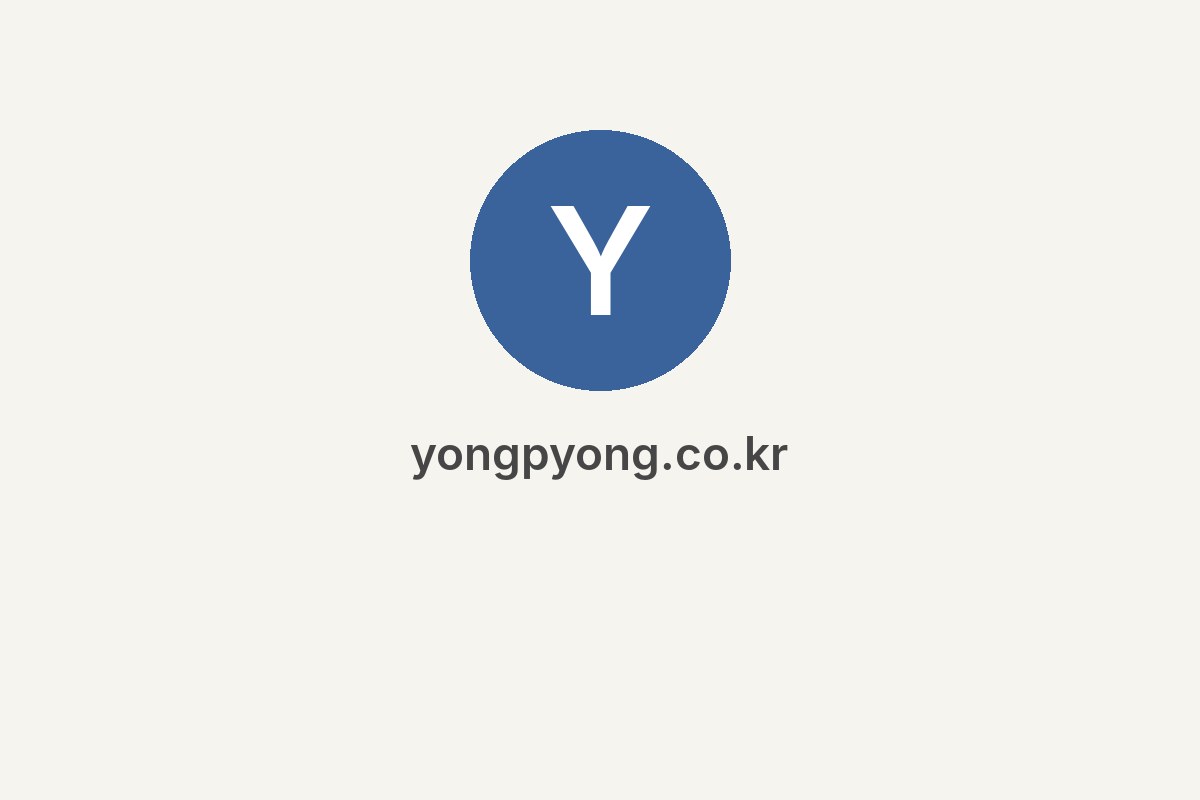 YONG PYONG RESORT