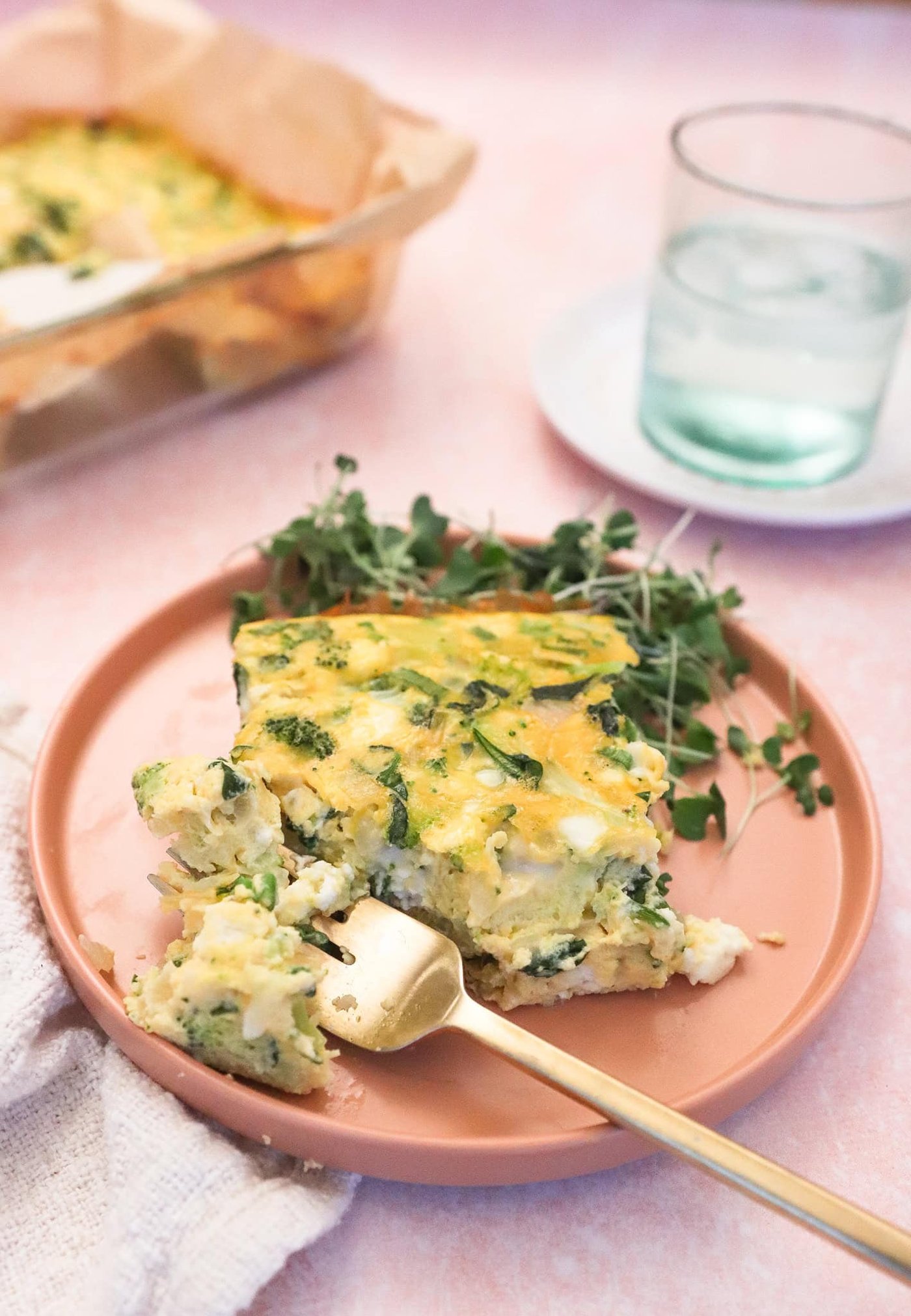 Egg and Cottage Cheese Breakfast Bake (High Protein)