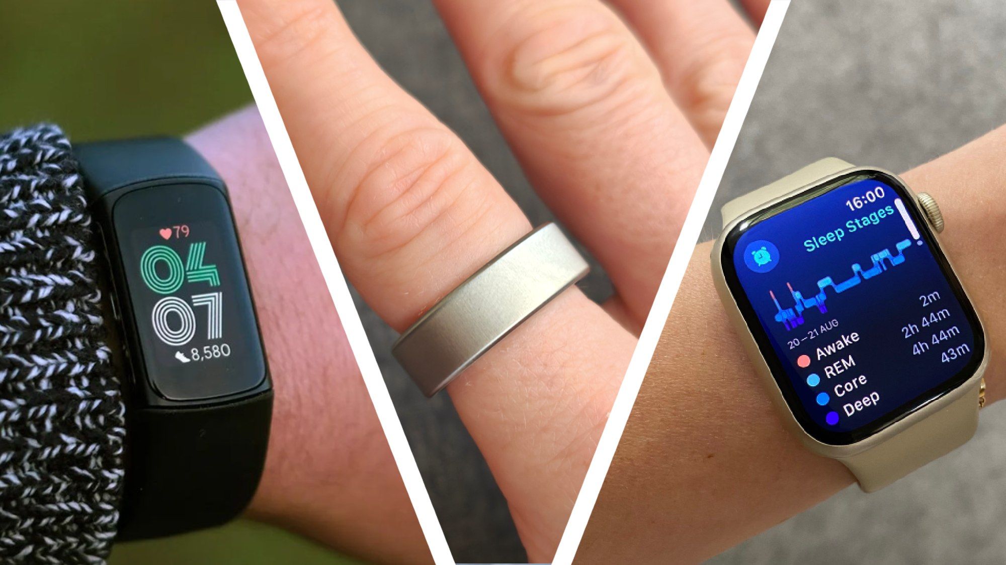 I tracked my sleep with an Apple Watch, Fitbit and Oura Ring
