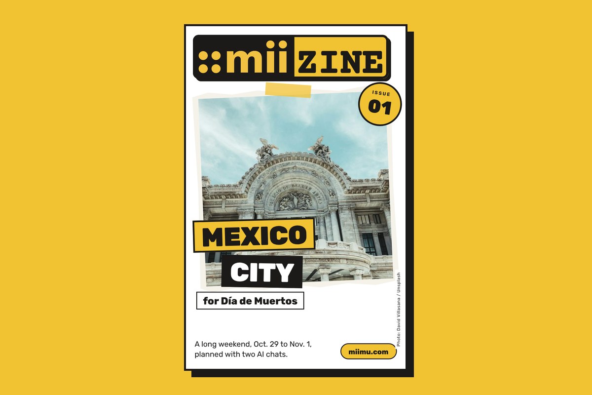 MiiZine 01: Day of the Dead in Mexico City (free printable zine)