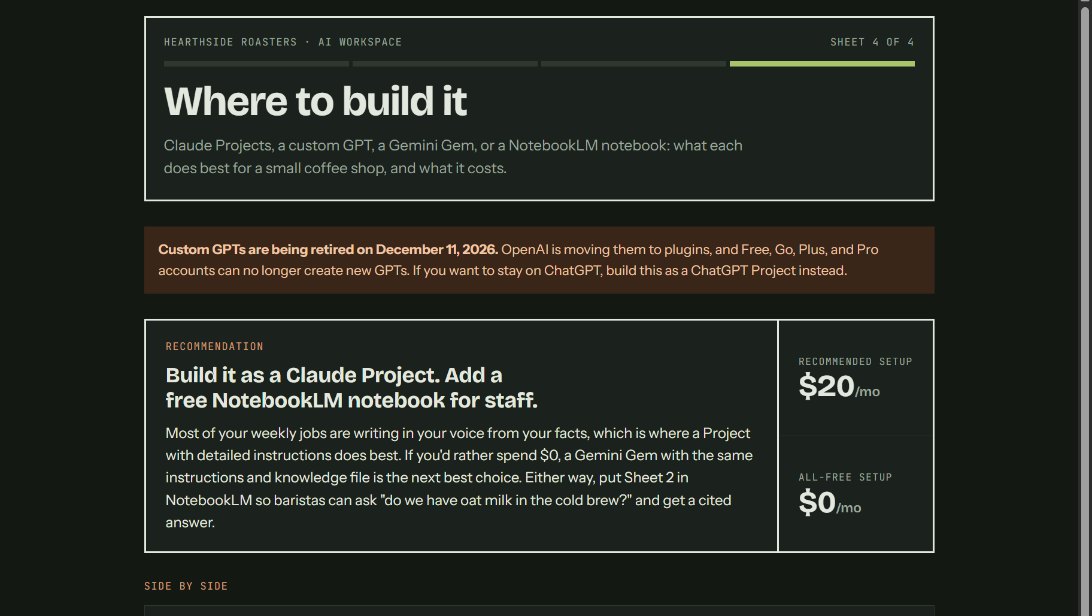 Where to build it