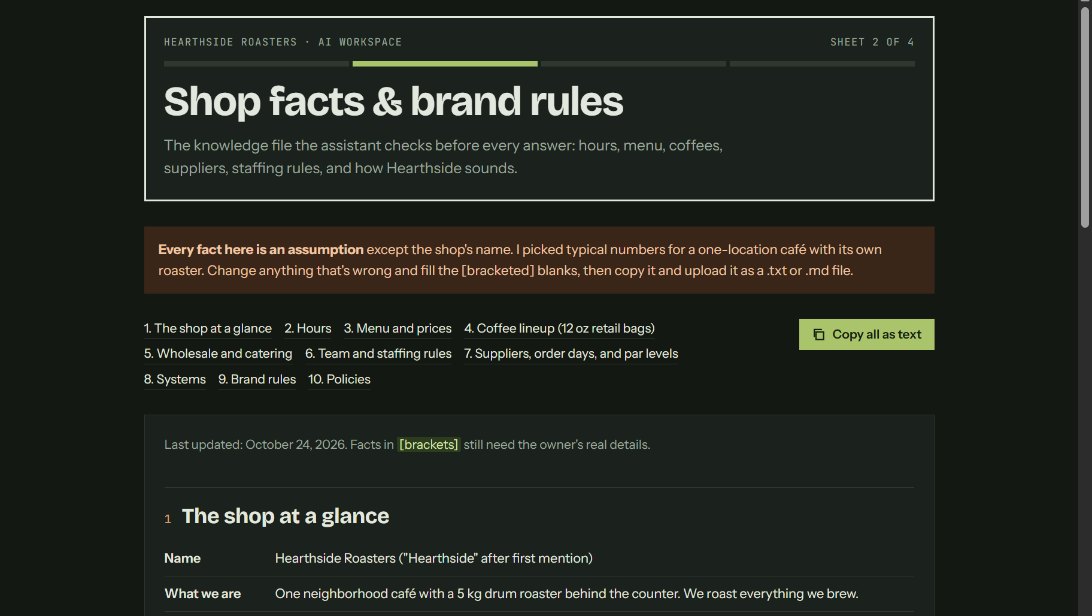 The shop facts file