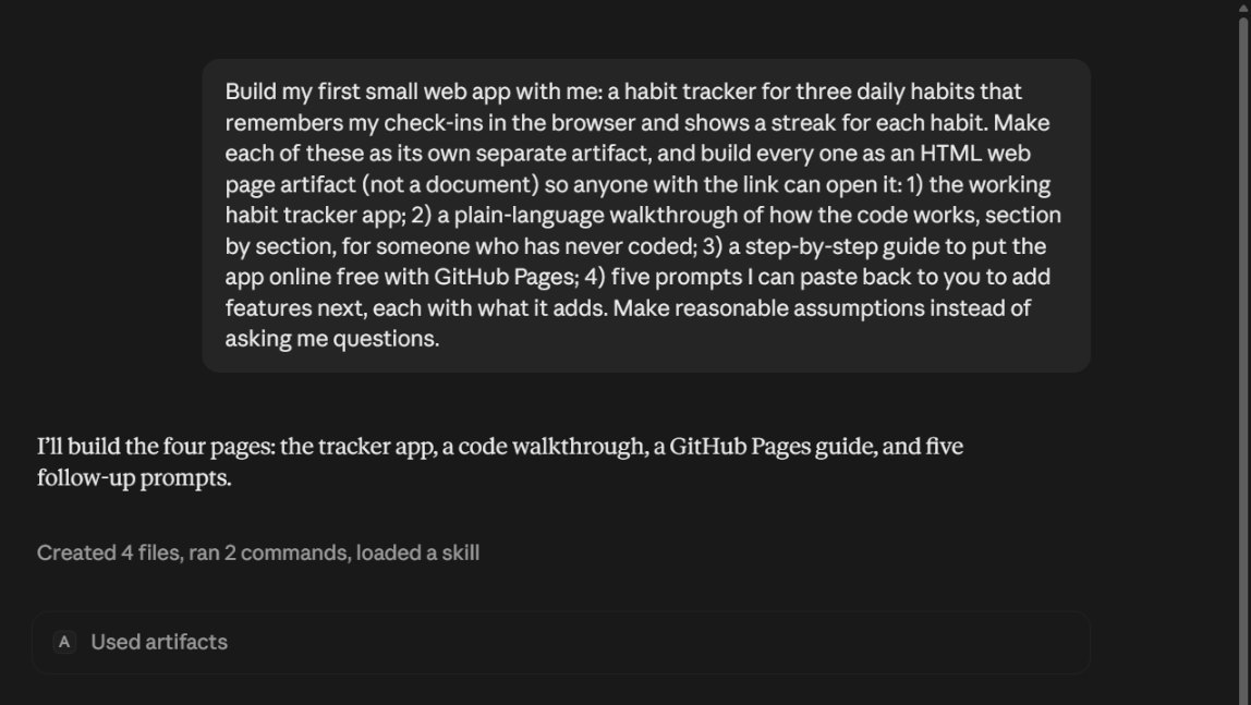 Claude chat: a first web app, built together