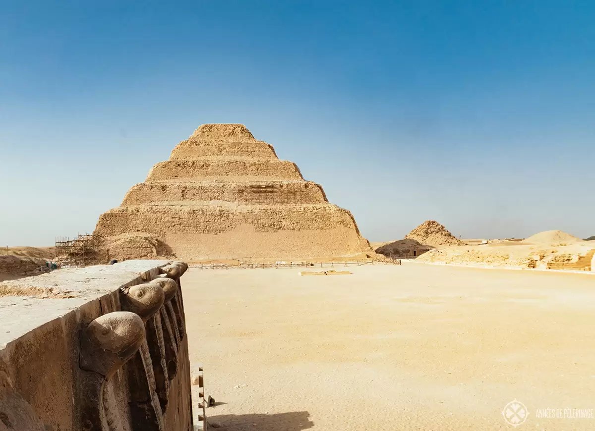 Visiting the amazing Step Pyramid of Djoser in Saqqara, Egypt