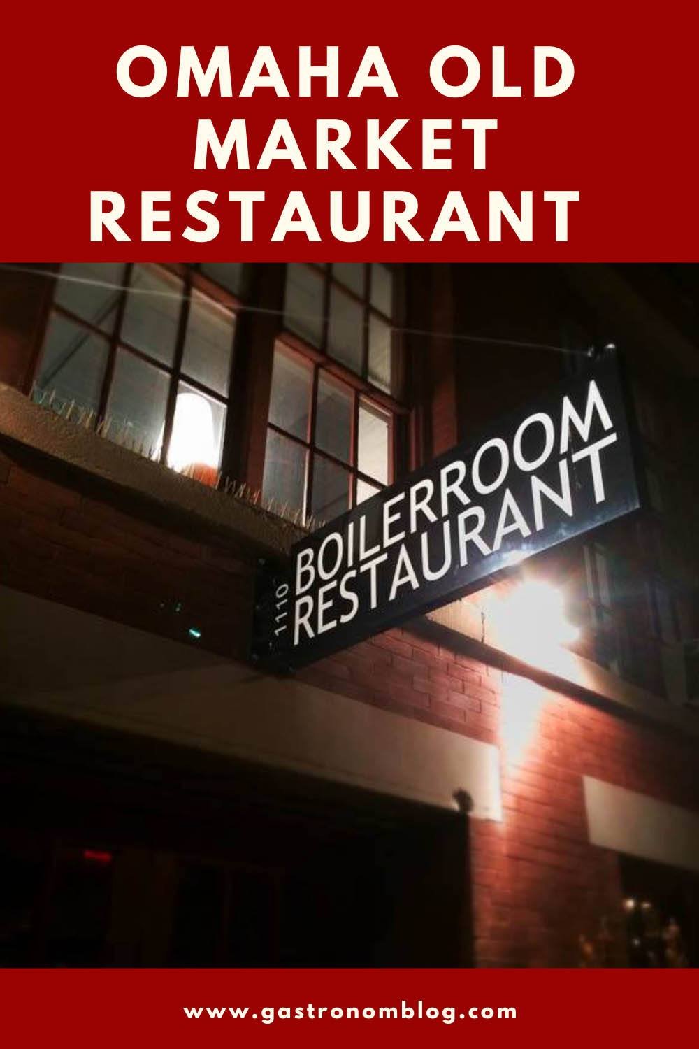 Boiler Room Restaurant Omaha