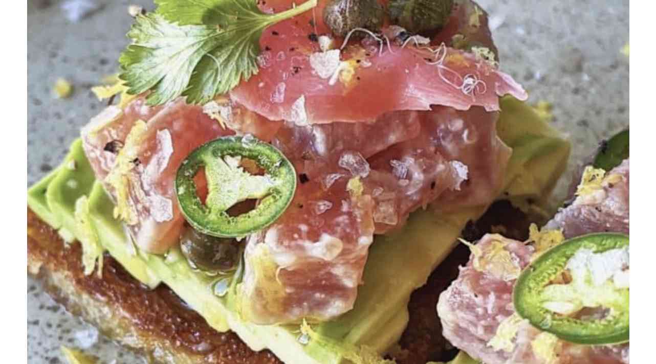 Miso Tuna Tartine